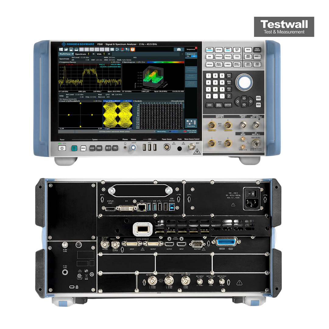 Rohde & Schwarz FSW8 8 GHz Signal Analyzer, Type N (f)