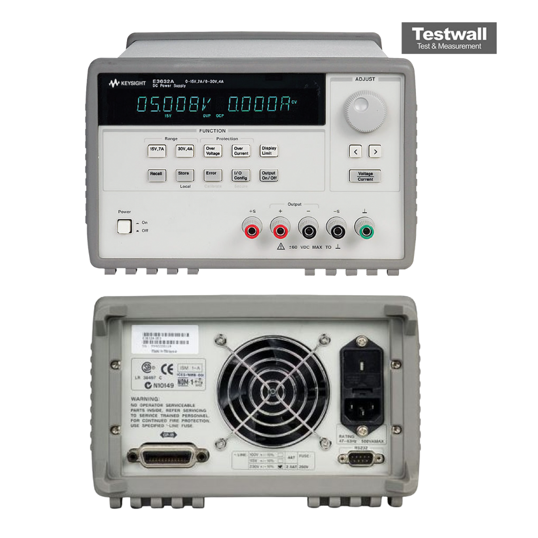 Keysight Technologies E3632A 120W Power Supply, 15V, 7A or 30V, 4A