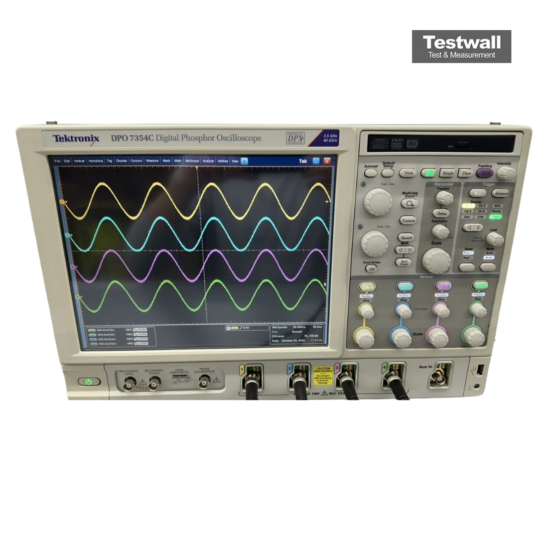 Tektronix DPO7354C 4 Ch 3.5 GHz Digital Oscilloscope