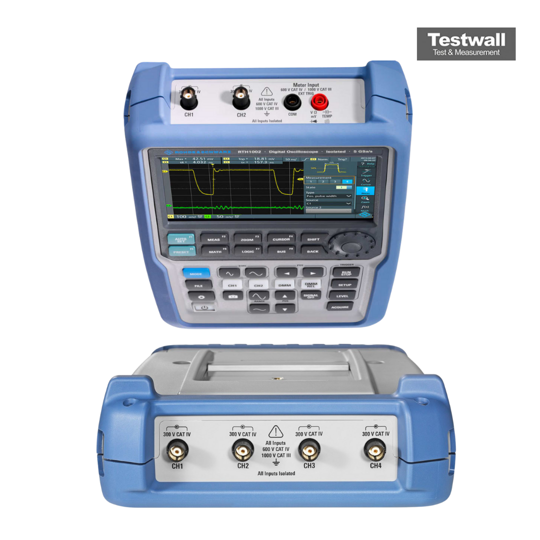 Rohde & Schwarz RTH1002 + RTH-B221 Handheld Oscilloscope, 100 MHz, 2 Channels