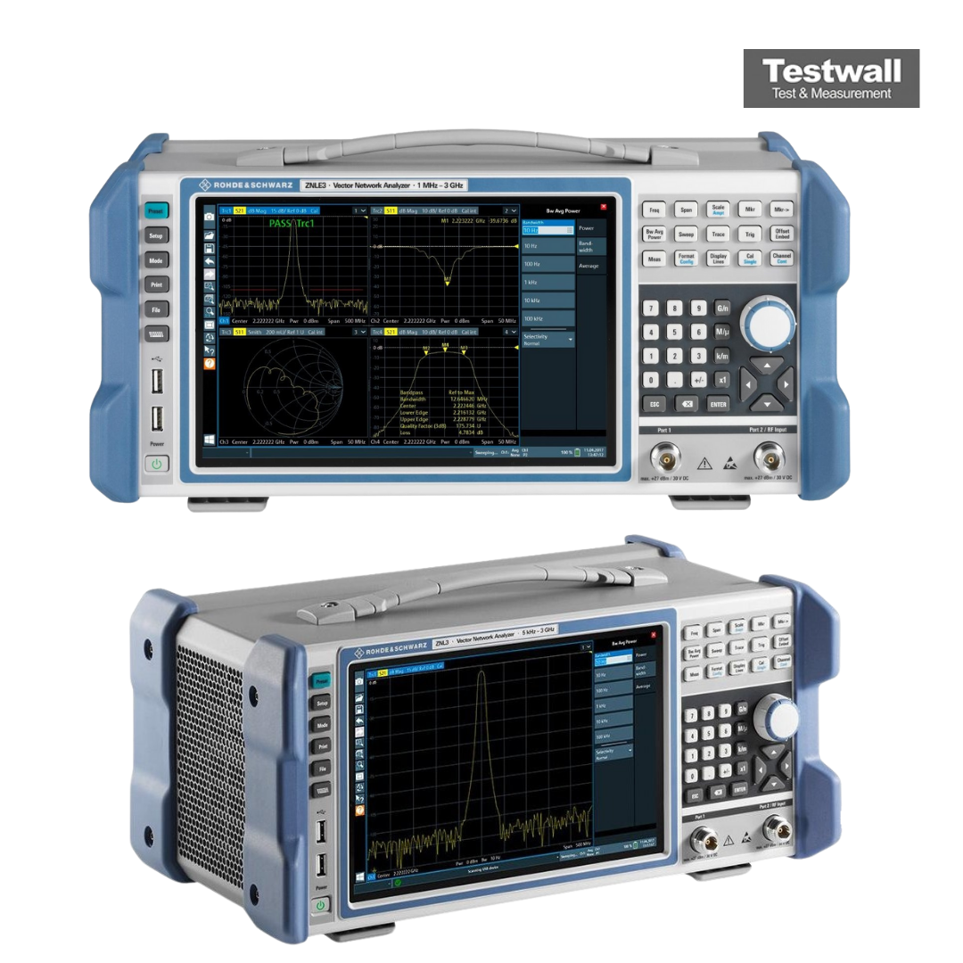 Rohde & Schwarz ZNLE3 Vector Network Analyzer - 1 MHz to 3 GHz
