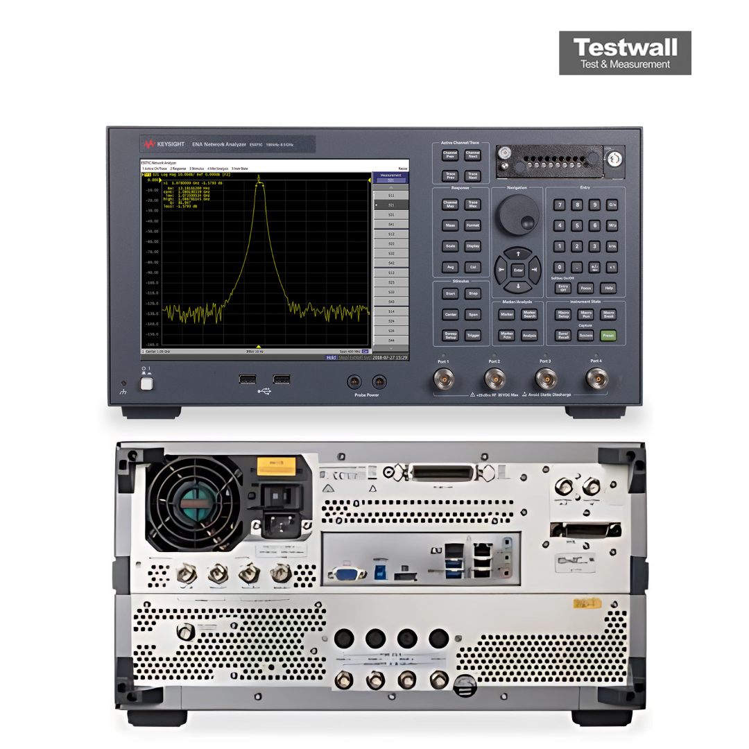 Keysight Technologies E5071C 9kHz to 8.5GHz Network Analyser (4 Port)