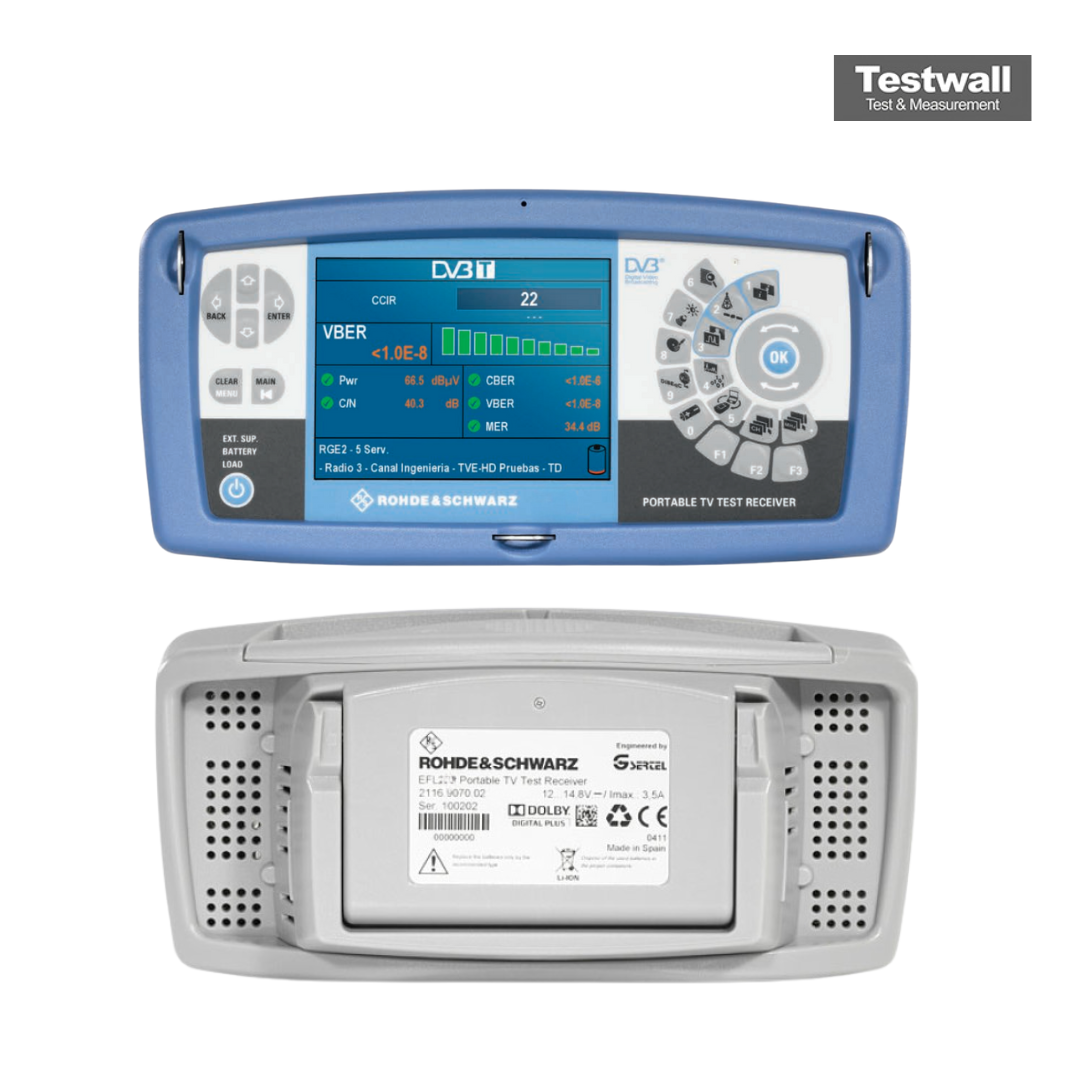 Rohde & Schwarz EFL340 Portable TV Test Receiver