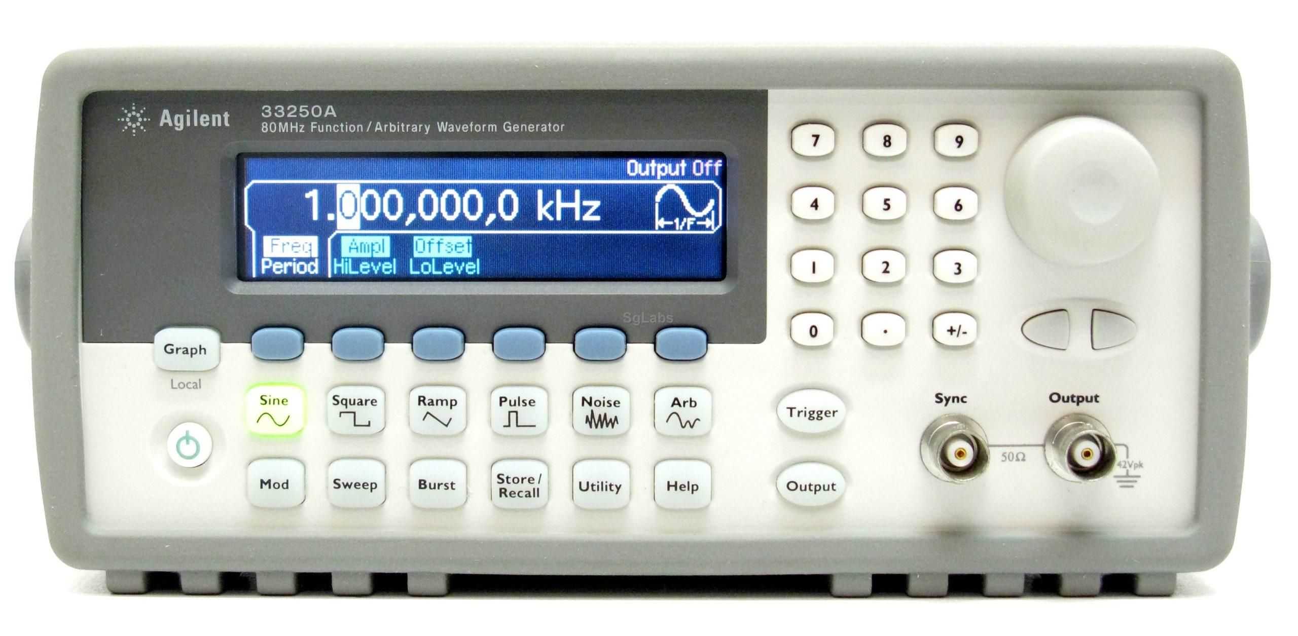 Keysight Technologies 33250A 80 MHz Function/Arbitrary Waveform Generator