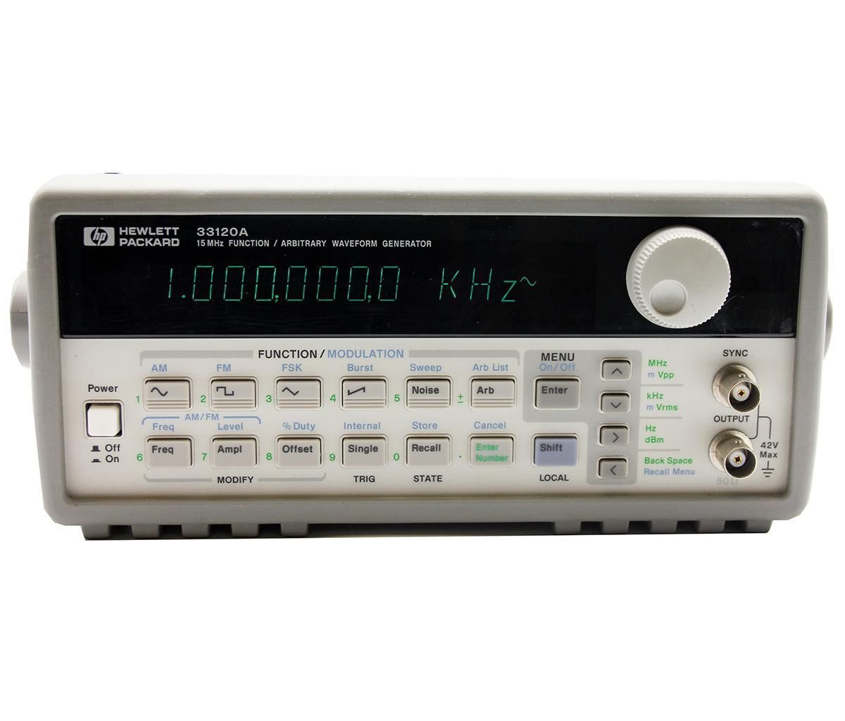 Keysight Technologies 33120A 15 MHz Function / Arbitrary Waveform Generator