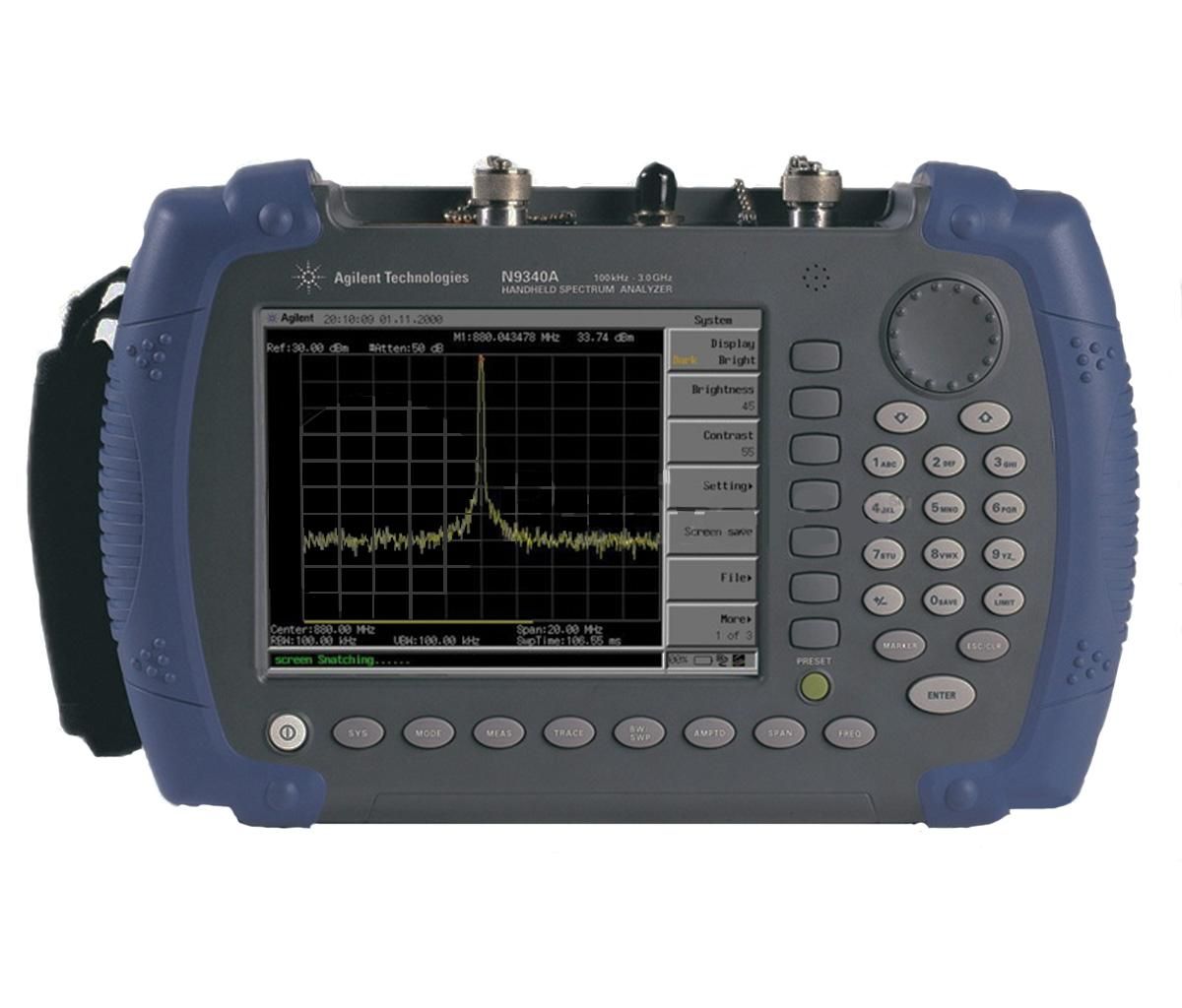 Keysight Technologies N9340A 3 GHz Handheld RF Spectrum Analyzer, Type N (f)