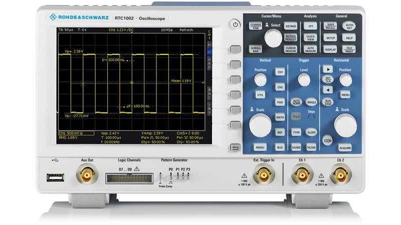 Rohde &amp; Schwarz RTC1002 + RTC-B221 Digital Oscilloscope, 100 MHz, 2 channels