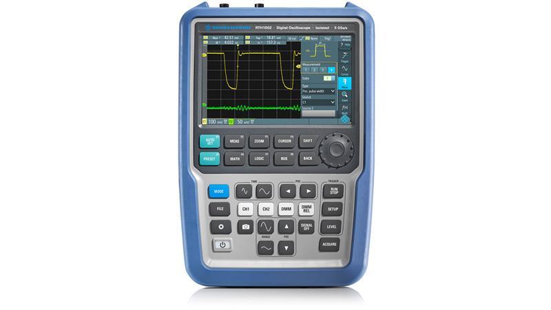 Rohde &amp; Schwarz RTH1002 + RTH-B222 Handheld Oscilloscope, 200 MHz, 2 Channels